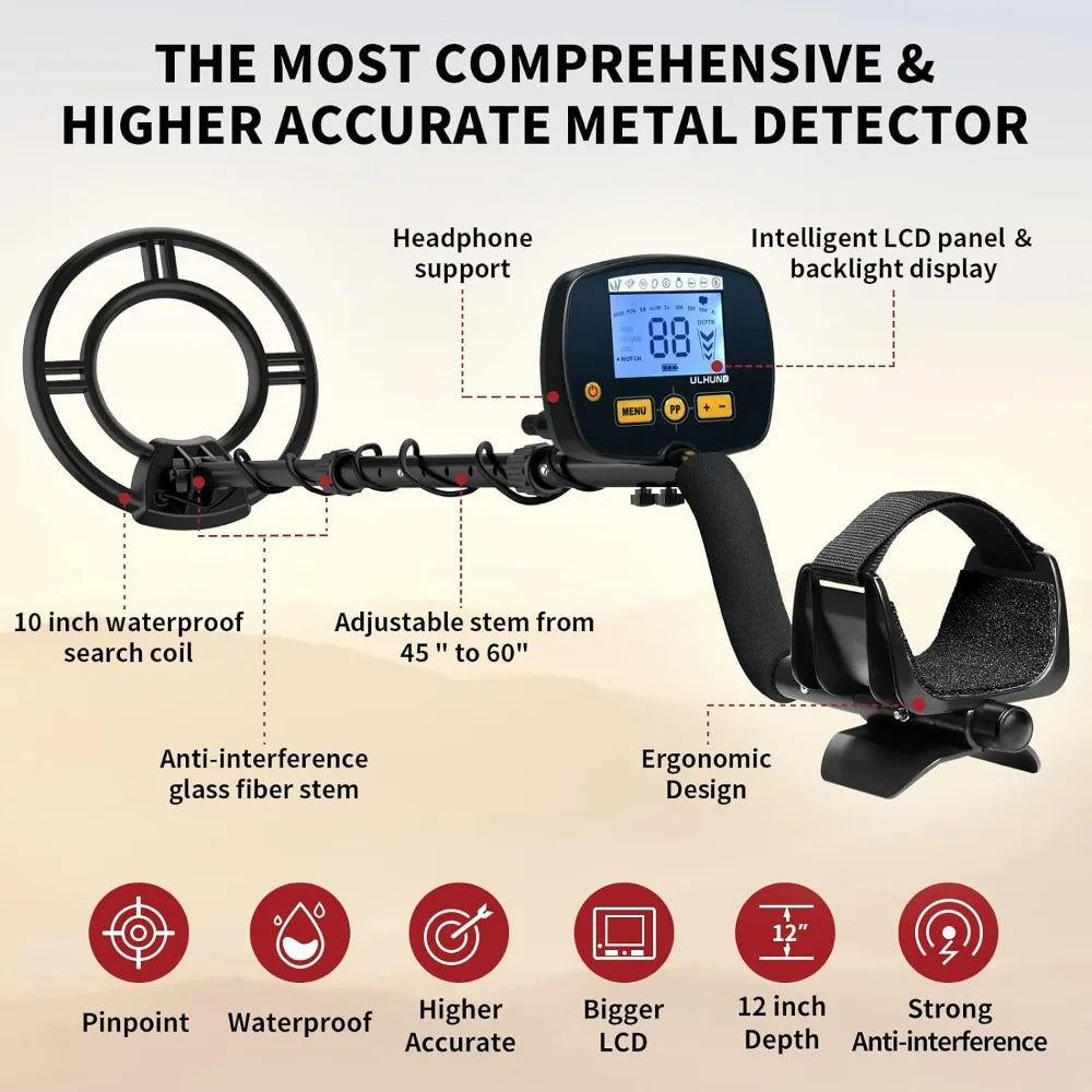Gold Detector with Bigger LCD Display