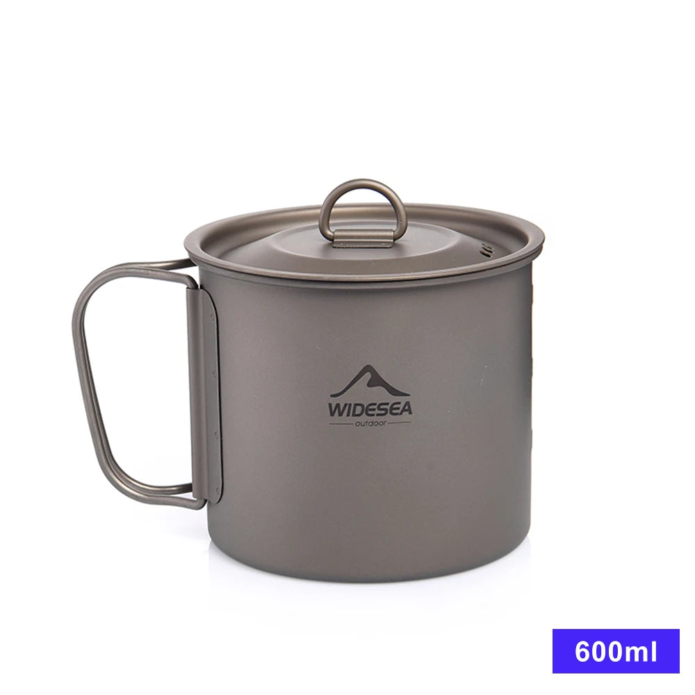 Camping Mug Titanium Travel Cooking set