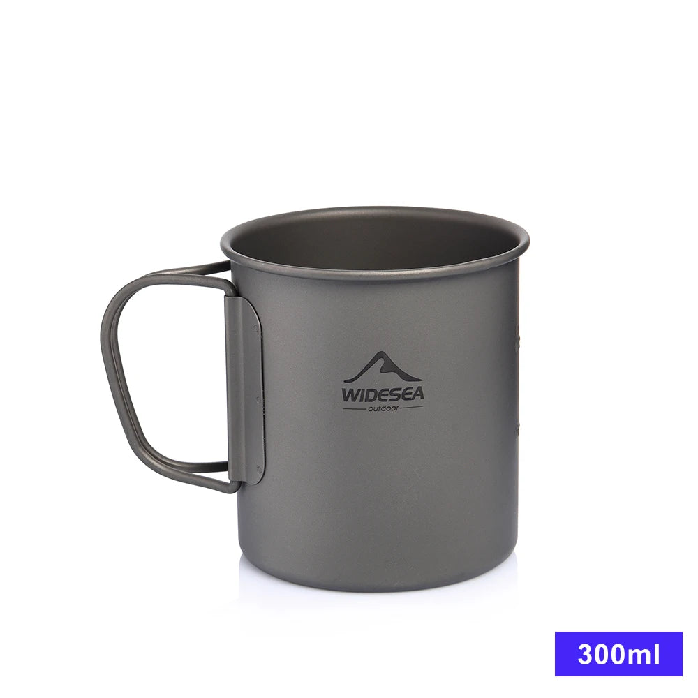 Camping Mug Titanium Travel Cooking set