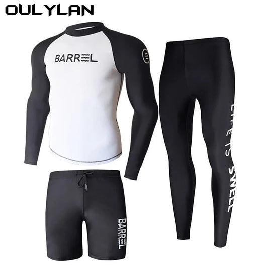 Men Diving Suit Long Sleeve Quick Drying Wetsuit