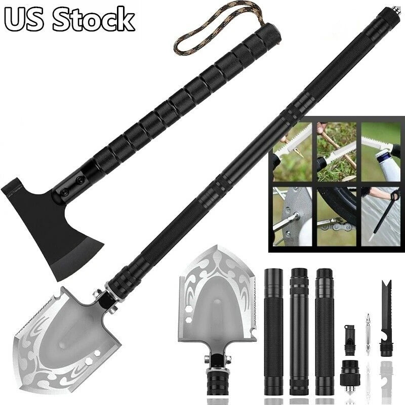 Multifunctional Shovel Ax Set Survival Kit