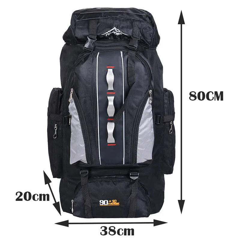 Large Capacity 90L Waterproof  Backpack