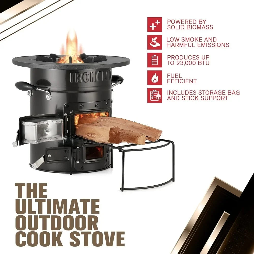 Survival Oven Rocket Stove