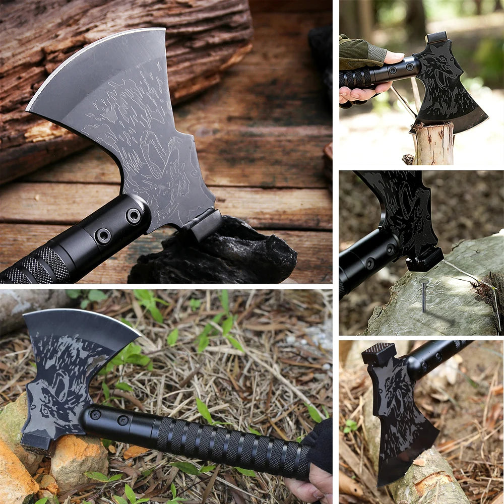 Foldable Survival Camping Axe Multi Tool Kit