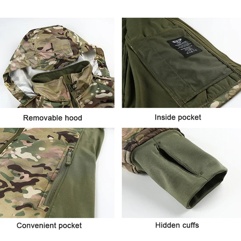 Windbreaker Men's Waterproof Tactical Jacket