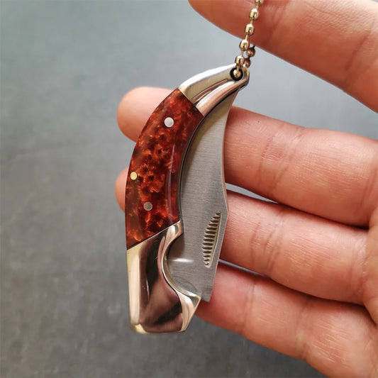 Small Folding Blade Keychain Knife