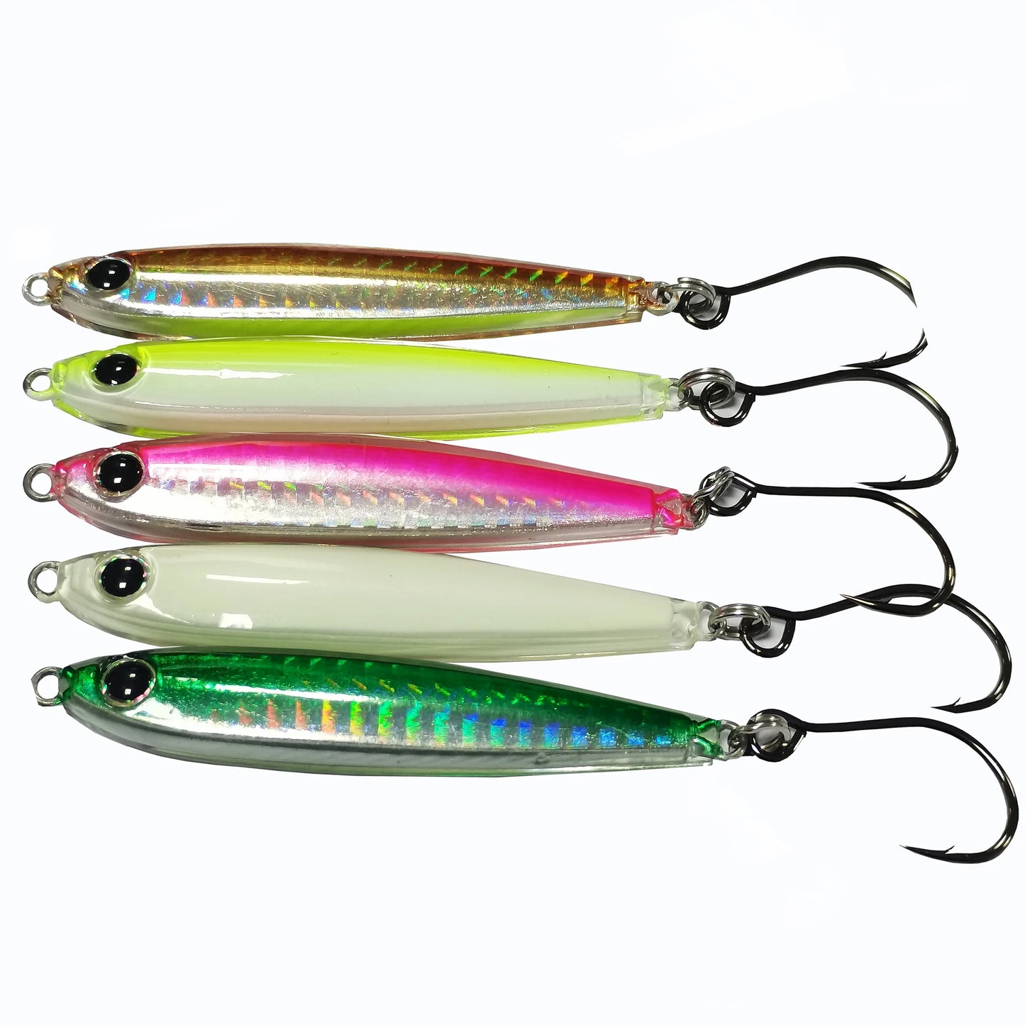 5pcs Epoxy Resin Jigs Mixed Colors