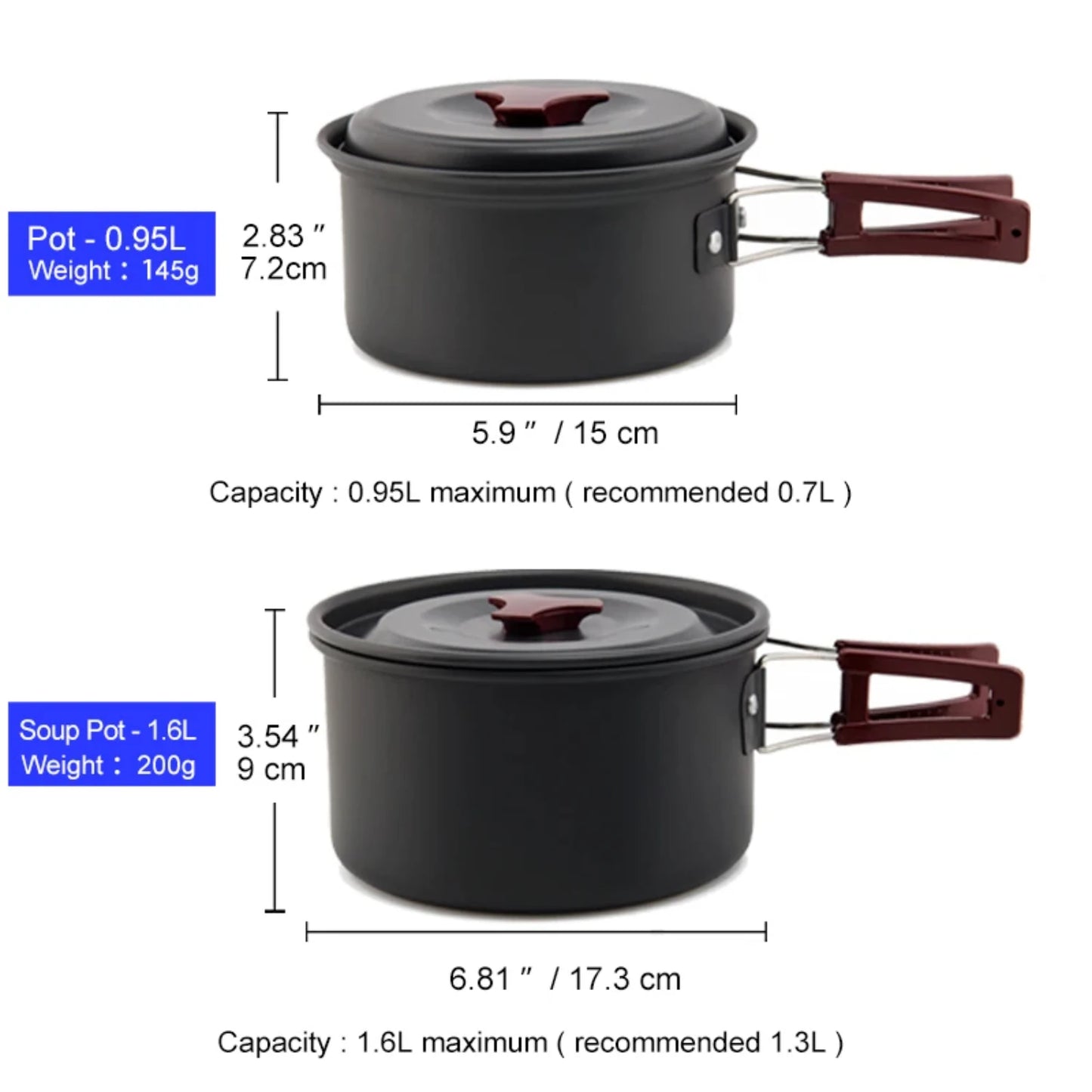 New Outdoor Camping Cookware Set