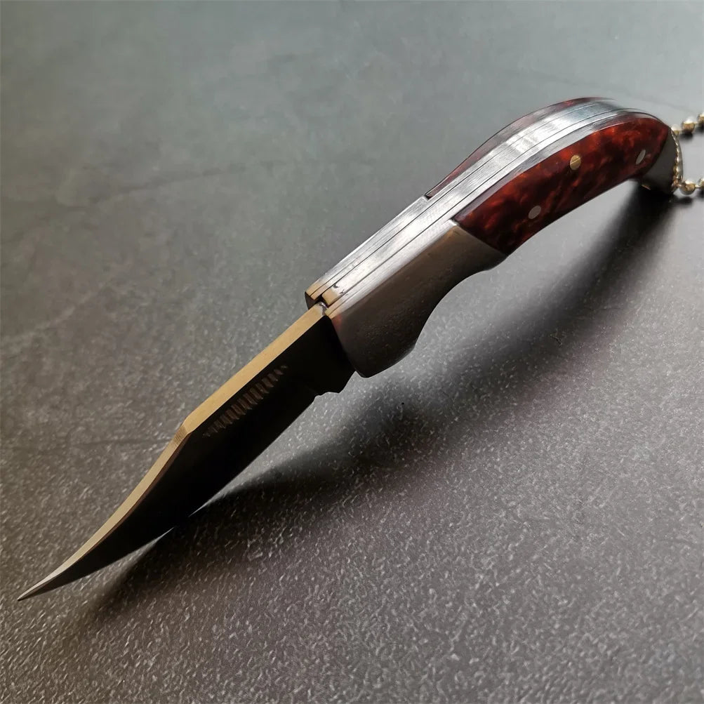 Small Folding Blade Keychain Knife