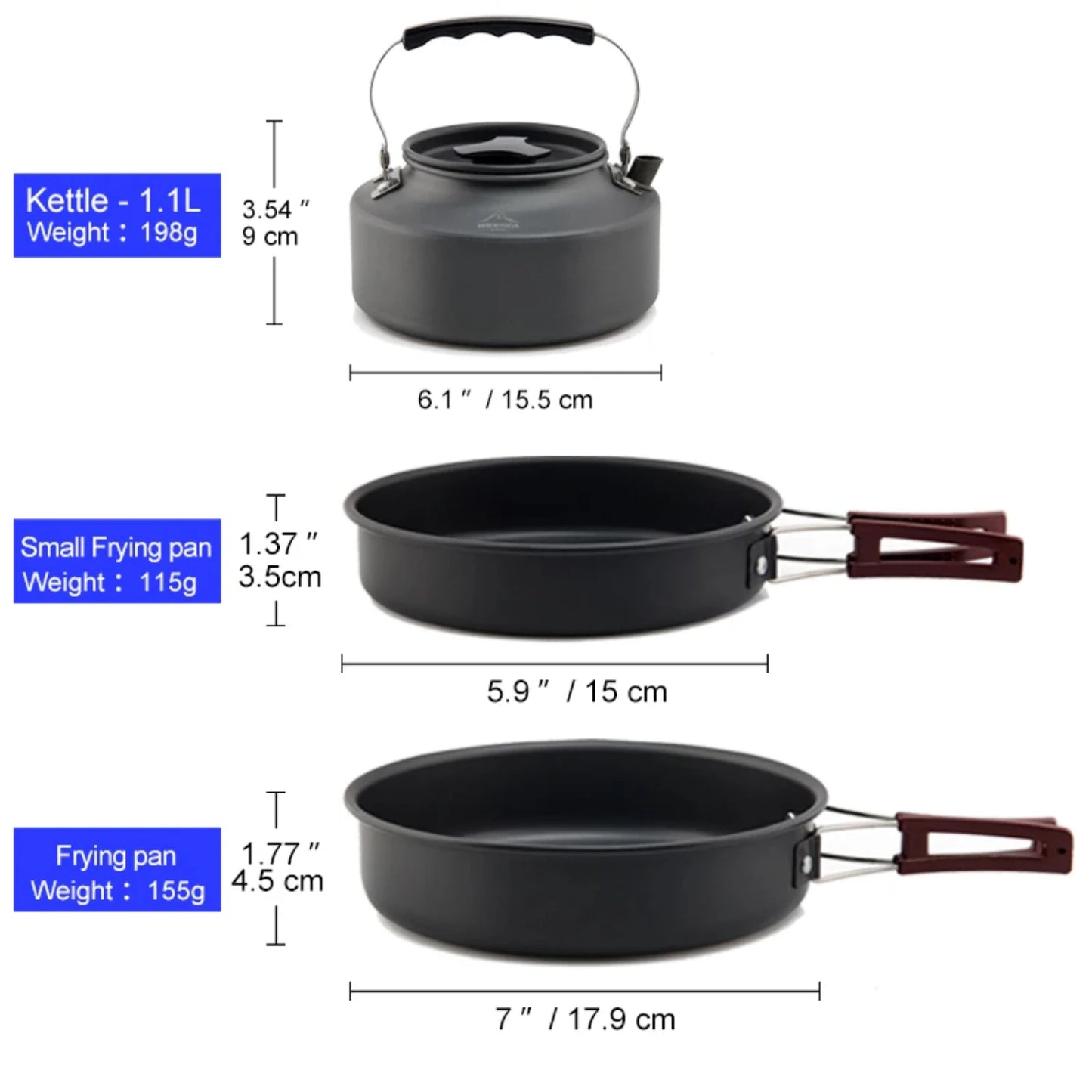 New Outdoor Camping Cookware Set