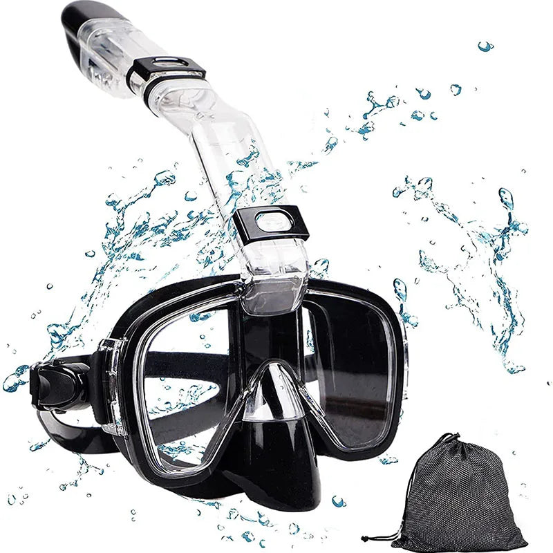 Foldable Anti-Fog Snorkel Mask