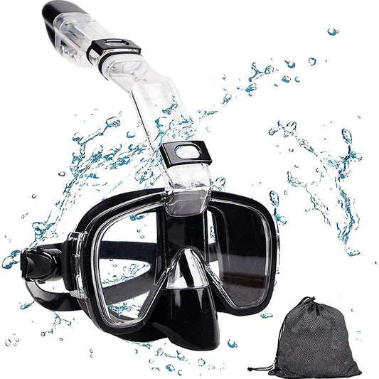 Foldable Anti-Fog Snorkel Mask