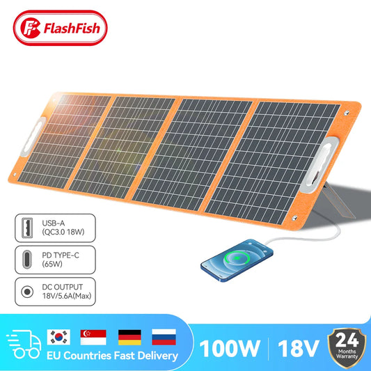 Solar Panel 100W 18V Solar Charger