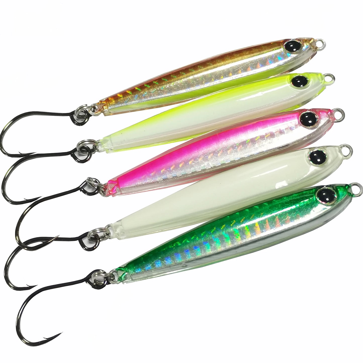 5pcs Epoxy Resin Jigs Mixed Colors