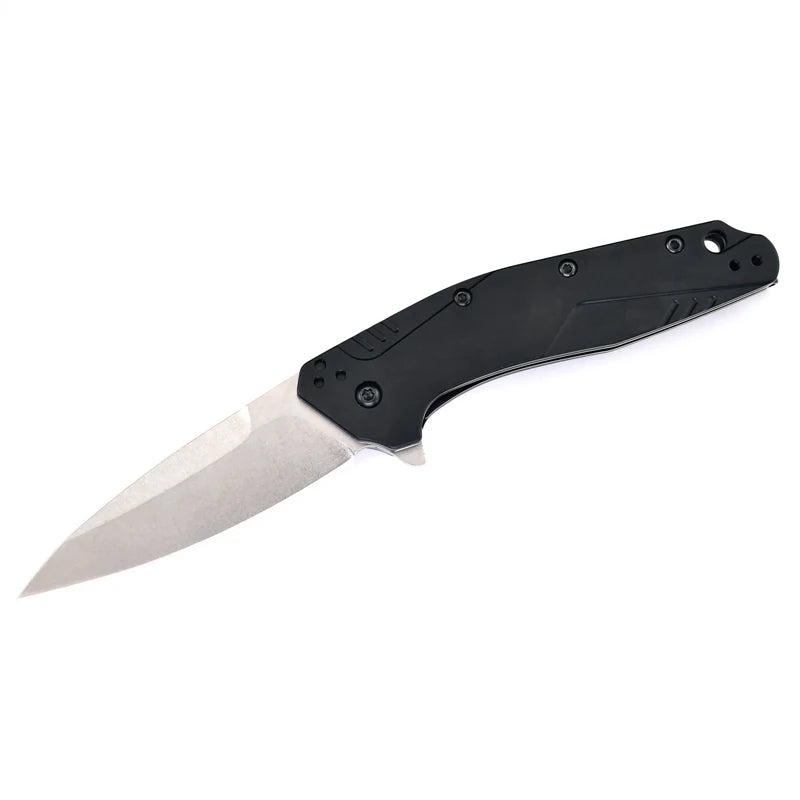 Outdoor folding knife D2 Steel aluminum handle