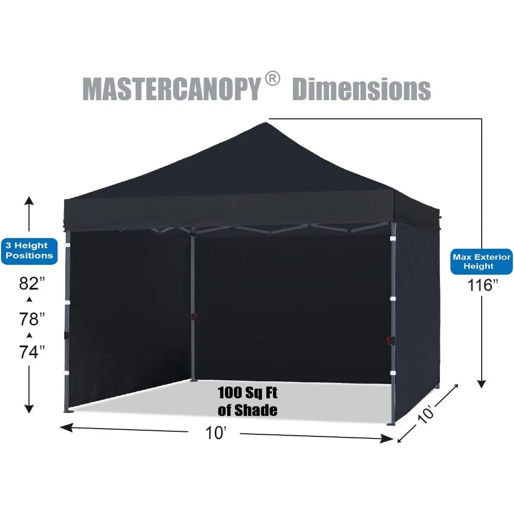 Heavy Duty Pop-up Canopy Tent With Sidewalls