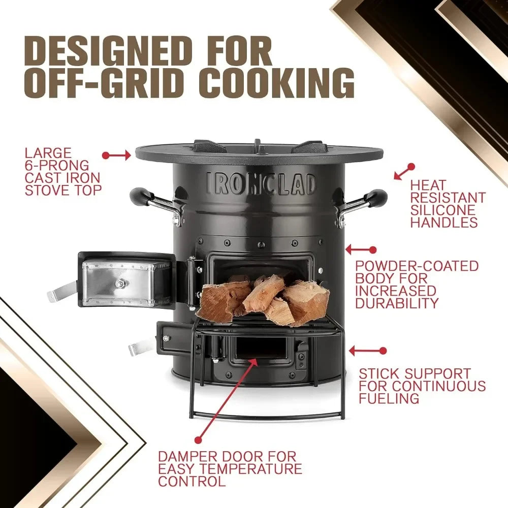 Survival Oven Rocket Stove