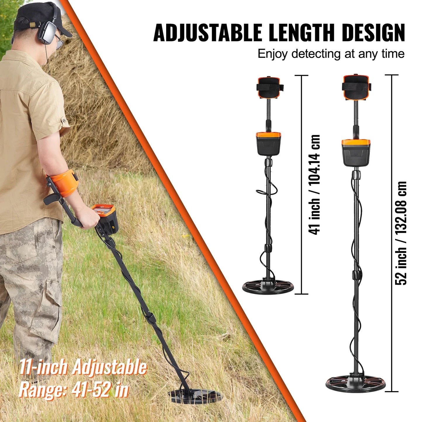 Metal Detector with LCD Display 7 Modes