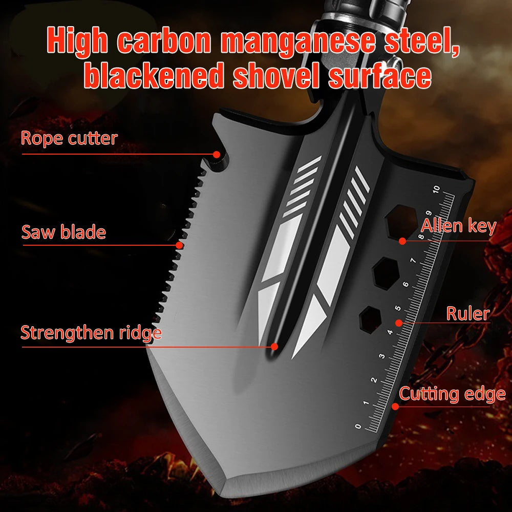 Professional Survival Multifunctional Folding Shovel