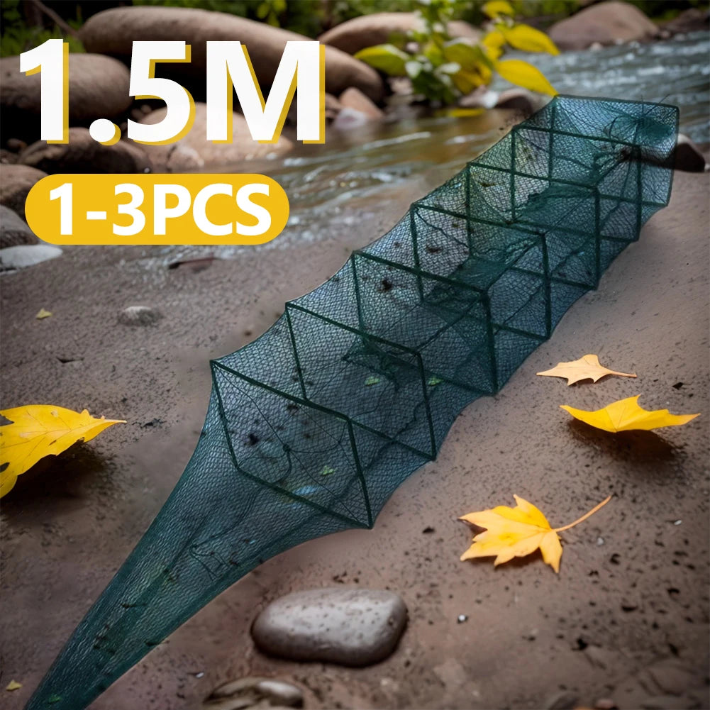 Foldable Cage Trap For Fish, Crabs, Crayfish