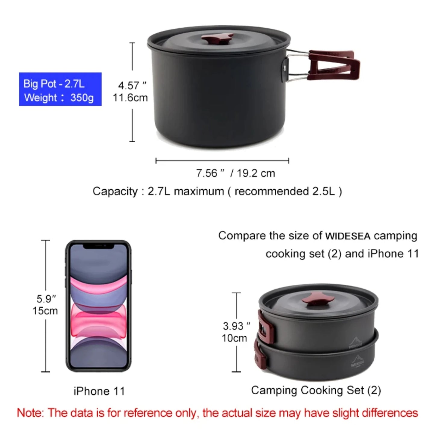 New Outdoor Camping Cookware Set