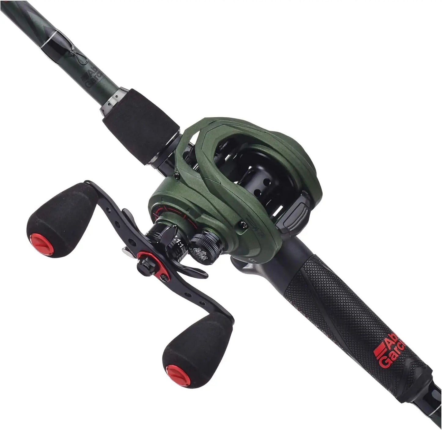 Low Profile Baitcast Reel and Fishing Rod Combo