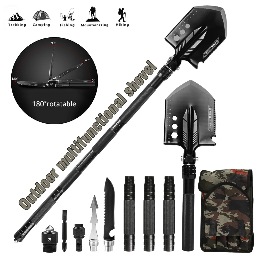 Professional Survival Multifunctional Folding Shovel