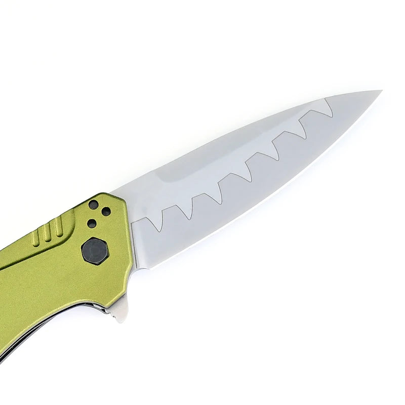 Outdoor folding knife D2 Steel aluminum handle