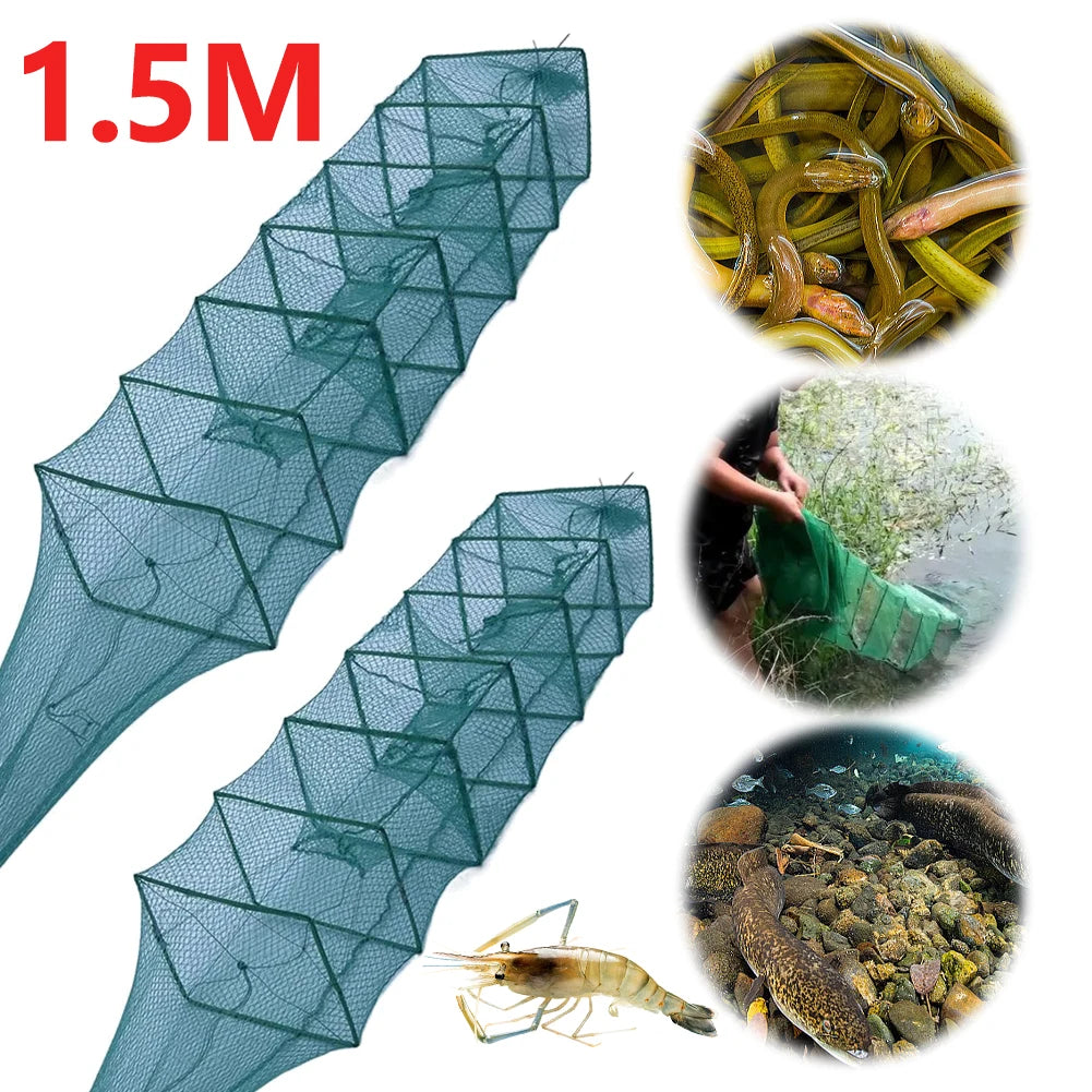 Foldable Cage Trap For Fish, Crabs, Crayfish