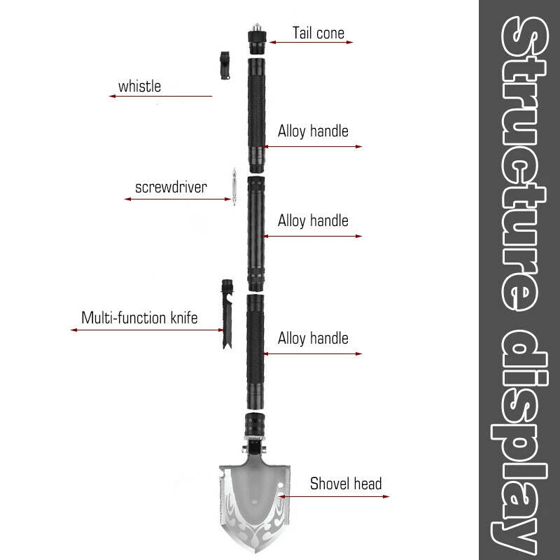 Multifunctional Shovel Ax Set Survival Kit